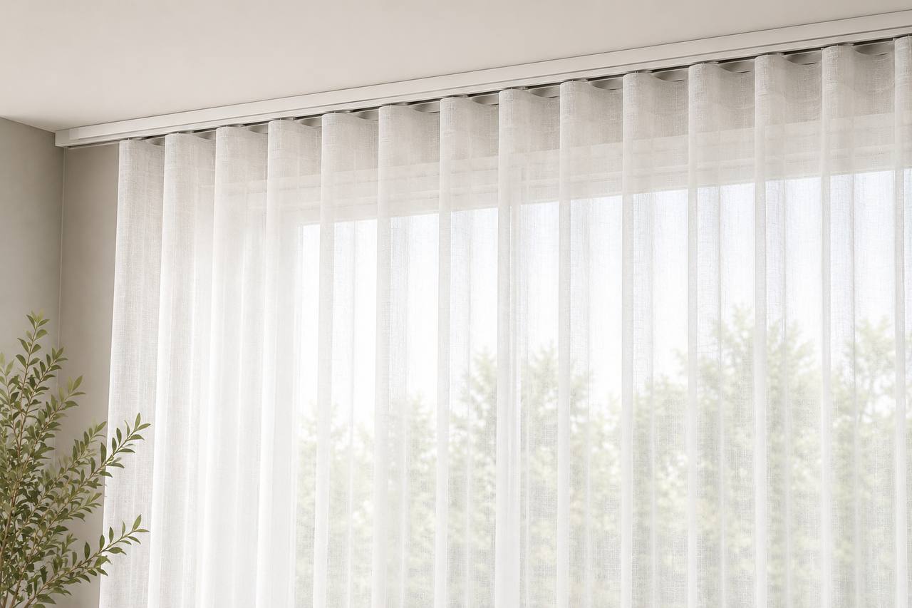 S-Fold Sheer Curtains