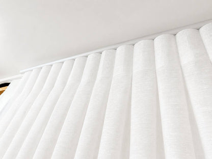 Evo Pleat Sheer Curtains