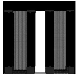 Trackless Double Retractable Flyscreen