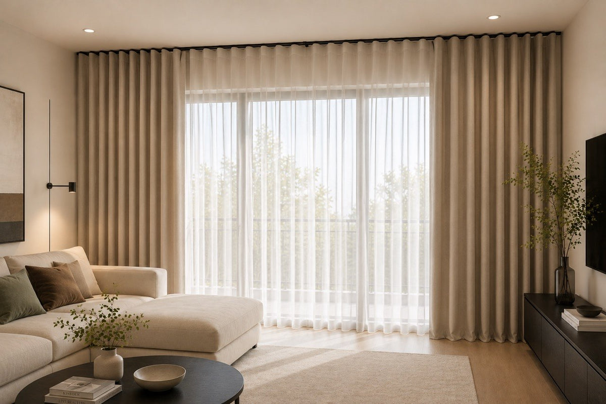 S-Fold Blockout Curtains