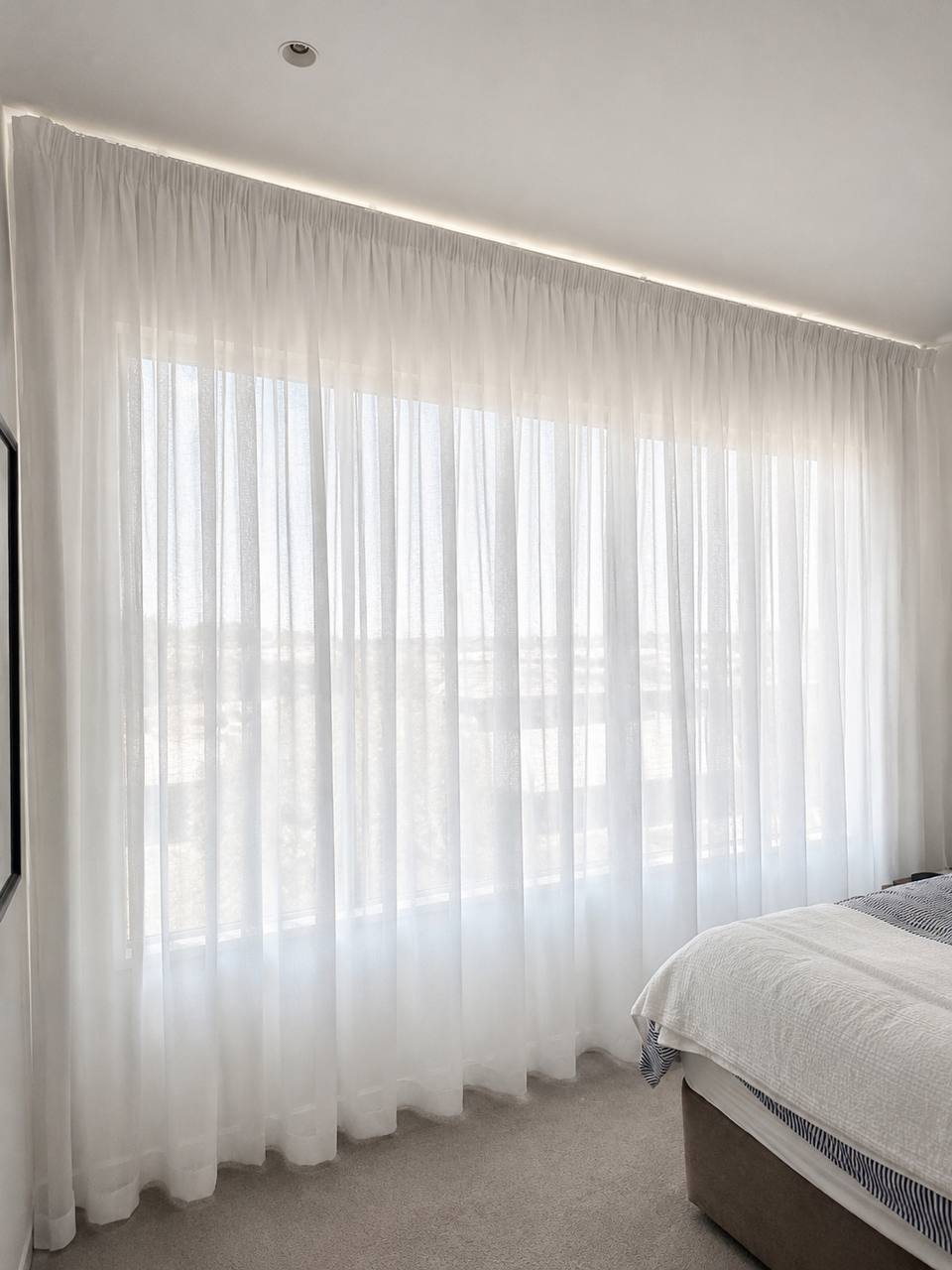 Pencil Pleat Sheer Curtains