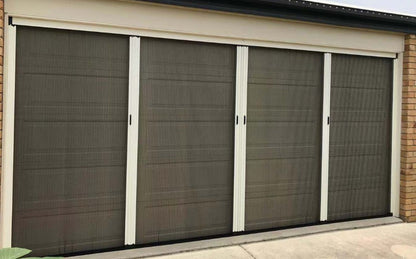 Trackless Double Retractable Flyscreen