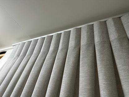 Evo Pleat Sheer Curtains